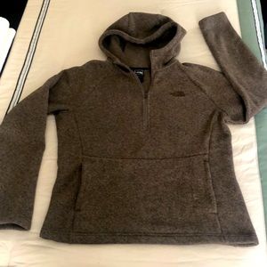 The North Face hooded fleece